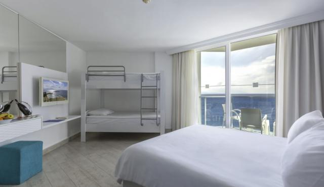 LE BLEU HOTEL & SPA - Pokoje - BUNKBED ROOM SEAVIEW WITH BALCON