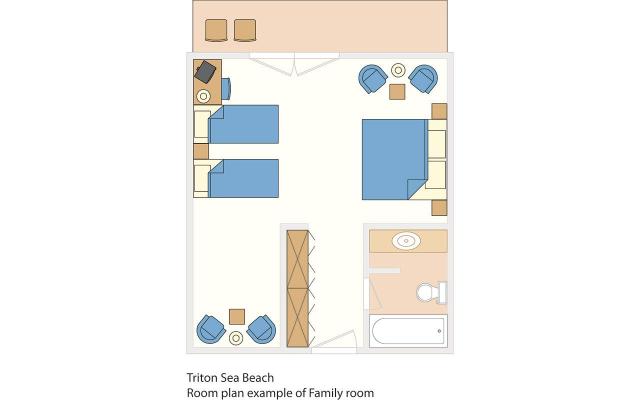 Grand King Quadruple Room
