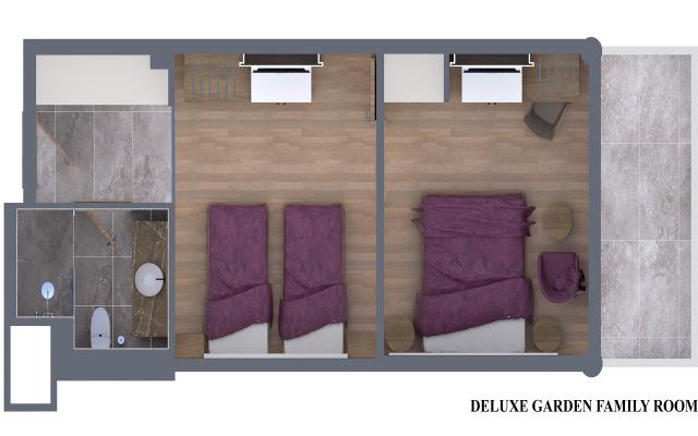 Deluxe Family Garden Room