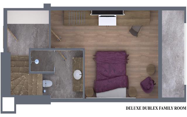 Deluxe Dublex Family Room