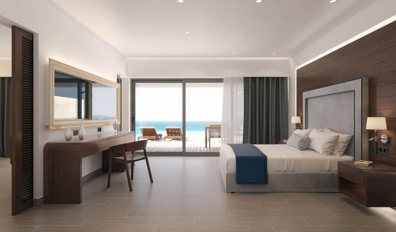 Ambassador Wellbeing Suite Sea View with private heated pool So