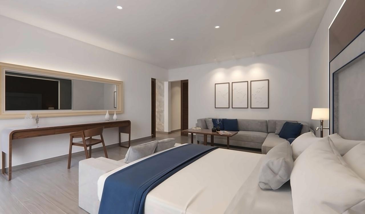 Executive Fitness Suite Sea View with private heated pool and g