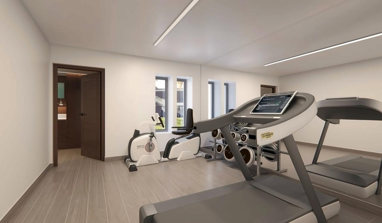 Executive Fitness Suite Sea View with private heated pool and g
