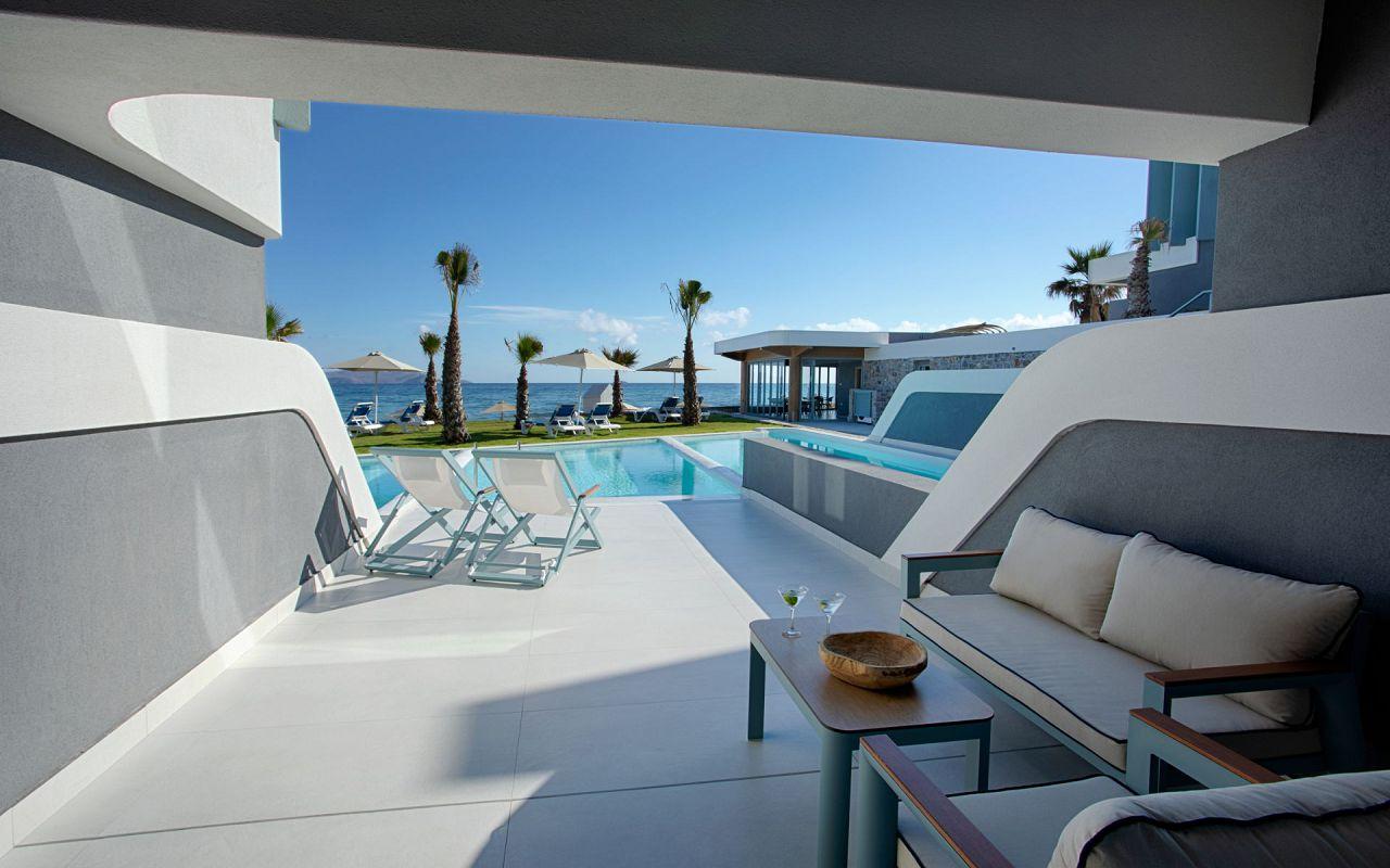 Beach Front Bungalow with Private Pool