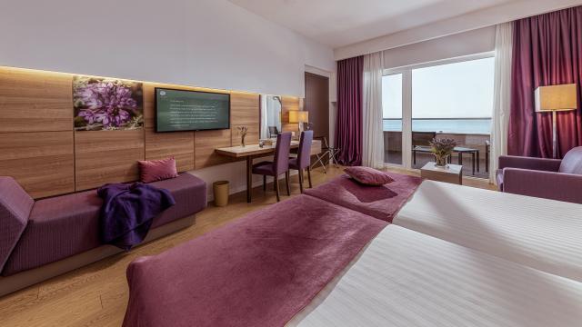 Dvojlôžková izba Premium (balkón, výhľad more)