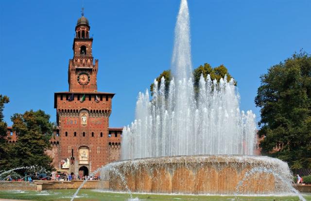 Hrad Castello Sforzesco