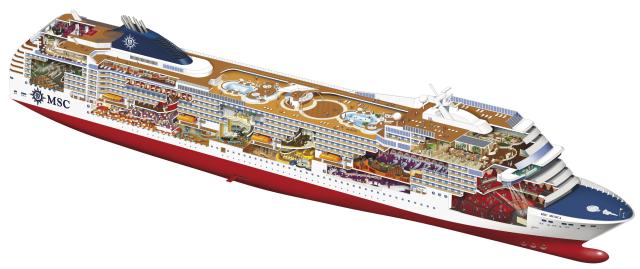 Itálie, Španělsko, Francie z Civitavecchia na lodi MSC Musica