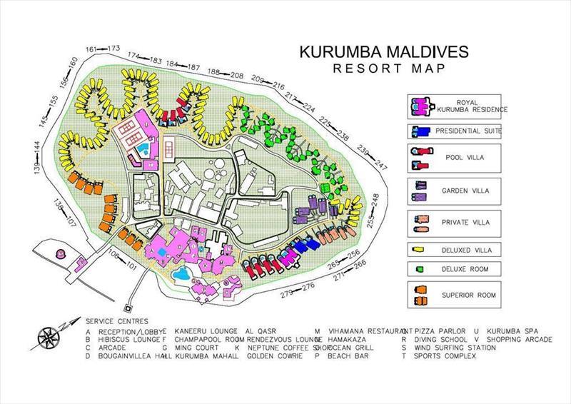 Мальдивы бандос карта отеля