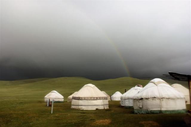 Kyrgyzstán - rajská příroda jezer a hor